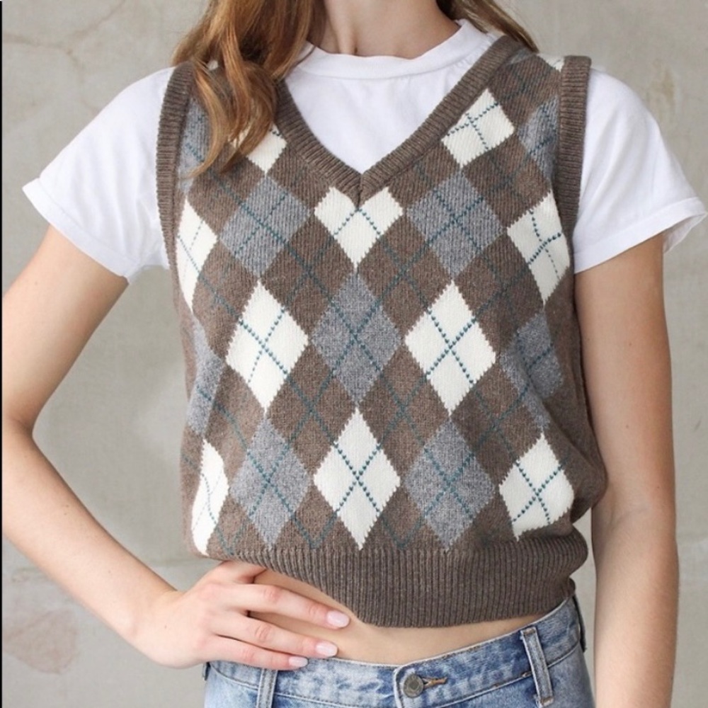 Brandy Melville Peyton Wool Sweater Vest